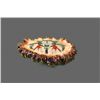 Image 3 : Hand Painted Bone Disc Belt Buckle, signed Haines,