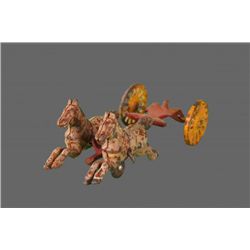 Antique Toy Horses with wheel hitch.   (Size:  See Last