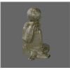 Image 3 : Cast Iron Statue from India with Green Patina   (Size: