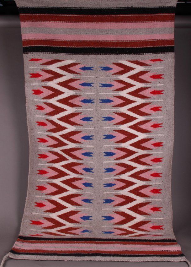 Antique Native American Rug (Size: 62 inches x 29 inches)