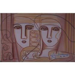 Abiezer Agudelo, (Colombian 20th Century), "Serea En