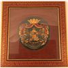 Image 1 : 19th Century Hand Painted Leather Crest [7(lbs),