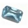 Image 1 : 1.10 CARAT BLUE TOPAZ EMERALD CUT & FACETED *BEAUTIFUL GEMSTONE*!! BLUE TOPAZ CAME OUT OF SAFE!!