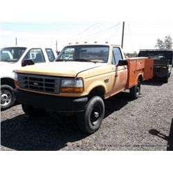 1994 Ford F350 Utility 1 Ton, Pickup No Dash / No VIN:2FDHF38G6RCA63688, Pickup, 4WD, 7.5L V8 OHV 16