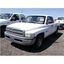 2001 Dodge Ram Pickup 1500, 135,309 Miles VIN:1B7HC13Z21J574461, Pickup, RWD, V8, 5.9L TITLE # 01304