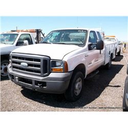 2005 Ford F250 Pickup, 4WD, 206,545 Miles VIN:1FDSX21P75EC20365, Pickup, 4WD, 6.0L V8 OHV 32V TURBO 