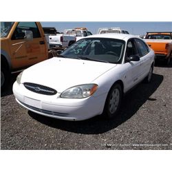 2002 Ford Taurus, 105,148 MILES VIN:1FAFP52252G190279, Sedan, FWD, V6, 3.0L TITLE # 02346134A384933 
