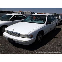 1995 Chevrolet Caprice, 221,051 Miles VIN:1G1BL52W4SR140820, Sedan, RWD, V8, 4.3L TITLE # 132191GSD9