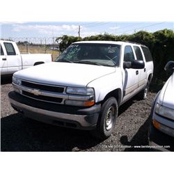 2005 Chevrolet Suburban, 4WD, 207,441 Miles VIN:3GNGK26U55G217648, SUV, 4WD, V8, 6.0L TITLE # 051161