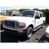 Image 1 : 2000 Ford Excursion SUV,  4WD, 216,594 MILES VIN:1FMNU41S7YEC72427,SUV, 4WD, V10, 6.8L TITLE # 13219