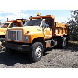 1993 GMC C7H042 Dump Truck 234,216 MILES VIN:1GDP7H1J4PJ501876, Dump Truck, 4x2, 6.6L L6 DIESEL, 199
