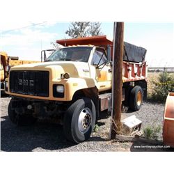 1991 GMC TopKick Dump Truck, 193,391 MILES VIN:1GDP7H1J2MJ506540, Dump Truck, 4x2, 6.6L L6 DIESEL, 1