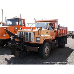 1995 GMC Topkick Dump Truck, No Odometer VIN:1GDP7H1J0SJ503410, Truck, 4X2, 6.6L L6 DIESEL  1995 Gal
