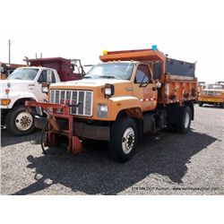 1993 GMC Topkick Dump Truck, 170,026 MILES VIN:1GDM7H1J9PJ501729, Truck, 4X2, 6.6L L6 DIESEL, 1992 F