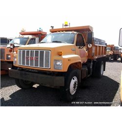 1993 GMC Topkick Dump Truck, 5CY, 214,899 MILES VIN:1GDP7H1JXPJ502031, Truck, 4X2, 6.6L L6 DIESEL 19
