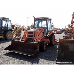 1989 Case Tractor Backhoe Loader 2,845 Hours VIN: JJG0014407, No Key (print sequence:) FA04675