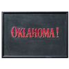Image 1 : Large Hand-Painted Original Movie Title Art For ''Oklahoma!'' -- Skillfully Crafted on Glass With In