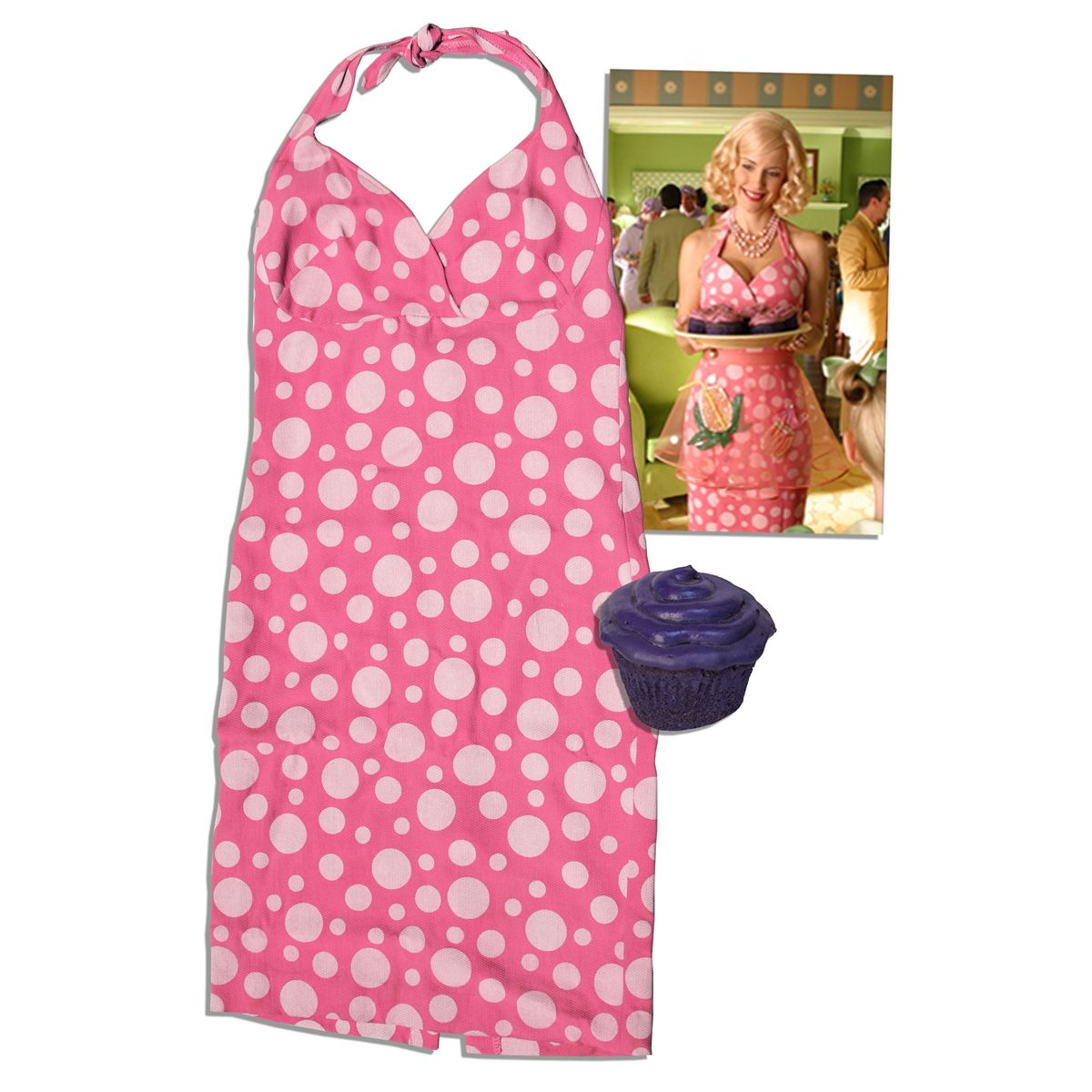 Kelly Preston Cat In The Hat Pink Polka Dot Dress Costume