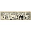 Image 1 : ''Li'l Abner'' Comic Strip From 24 March 1942 Featuring the Nefarious Jeb Scragg -- Drawn & Signed b