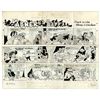 Image 1 : ''Li'l Abner'' Sunday Strip Hand-Drawn by Al Capp From 17 May 1970 -- Featuring Li'l Abner, Daisy Ma