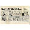 Image 1 : ''Li'l Abner'' Sunday Strip Hand-Drawn by Al Capp From 28 August 1966 -- Monster Costume Storyline -