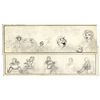 Image 1 : Unfinished Comic Strip by Al Capp, Drawn in Pencil on Both Sides -- Undated & Untitled ''Li'l Abner'