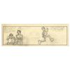 Image 1 : ''Li'l Abner'' Unfinished Comic Strip by Al Capp in Pencil -- Undated Strip Features Fearless Fosdic
