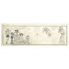 Image 1 : Unfinished Comic Strip by Al Capp in Pencil -- Dated ''Nov. 8th'' in Pencil & Featuring Li'l Abner &