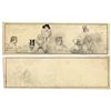 Image 1 : Al Capp ''Li'l Abner'' Unfinished Hand-Drawn Comic Strip -- Featuring The Abner Family Conversing Wi