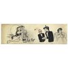 Image 1 : ''Li'l Abner'' Unfinished Comic Strip by Al Capp -- Undated & Untitled Pencil & Ink Strip Features L