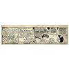 Image 1 : ''Li'l Abner'' Comic Strip From 1 July 1940 Featuring Abner, Mammy & Pappy -- Hand-Drawn & Signed by