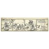 Image 1 : ''Li'l Abner'' Comic Strip From 7 March 1941 -- Hand-Drawn & Signed by Al Capp -- 22.75'' x 6.75'' -