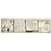Image 1 : ''Li'l Abner'' Strip Hand Drawn & Signed by Al Capp From 28 January 1942 -- Featuring Li'l Abner, Da