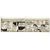 Image 1 : ''Li'l Abner'' Comic Strip From 29 May 1942 -- Hand-Drawn & Signed by Al Capp -- 22.75'' x 7'' -- To