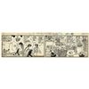 Image 1 : ''Li'l Abner'' Comic Strip Hand Drawn & Signed by Al Capp From 13 June 1942 -- Featuring Scraggs & a