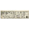 Image 1 : ''Li'l Abner'' Comic Strip Drawn & Signed by Capp From 19 June 1942 -- Joe Btfsplk & Aftermath of Sc