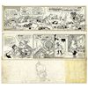 Image 1 : Pair of ''Li'l Abner'' Comic Strips From 19 December & 10 December 1964 Hand-Drawn & Signed by Al Ca