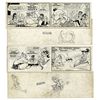 Image 1 : ''Li'l Abner'' Pair of Comic Strips Hand-Drawn & Signed by Al Capp From 21 & 22 October 1966 -- Li'l