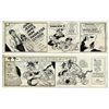 Image 1 : ''Li'l Abner'' Pair of Comic Strips Hand-Drawn & Signed by Al Capp From 7 & 8 October 1966 -- Li'l A