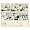 Image 1 : ''Li'l Abner'' 2 Strips Hand-Drawn & Signed by Al Capp From 10 & 11 November 1966 Featuring Mammy, W