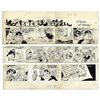 Image 1 : ''Li'l Abner'' Sunday Strip Hand-Drawn & Signed by Al Capp From 23 July 1967 -- Featuring Li'l Abner