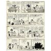 Image 1 : Lot of 4 ''Li'l Abner'' Comic Strips From 1972 -- Hand-Drawn & Signed by Al Capp -- 19.75'' x 6.25''