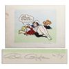 Image 1 : Al Capp ''Li'l Abner'' Large Colorful Silk-Screen Poster -- Depicting Abner & Daisy Mae -- Signed ''
