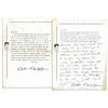 Image 1 : Two Al Capp Letters Signed to an Aspiring Artist Fan -- ''â€¦get a good anatomy book (art anatomy) a