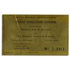 Image 1 : Original Ticket for the JFK Texas Welcome Dinner -- Scheduled the Night of His Assassination