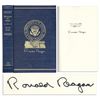 Image 1 : Ronald Reagan Signed Limited Edition of His Speeches ''Speaking My Mind'' -- #1701 of 5000 Copies