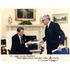 Image 1 : President Ronald Reagan Signed 10'' x 8'' Photo to Federal Judge Irving Kaufman