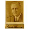 Image 1 : Franklin D. Roosevelt Signed 7.75'' x 10'' Photo as President-Elect in 1932
