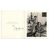 Image 1 : Queen Mother Signed Christmas Card & Initialed Envelope -- With Gorgeous Photo of The Queen Mother &