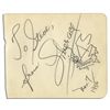 Image 1 : Liberace Signature With His Charming Hand-Drawn Sketch of a Grand Piano